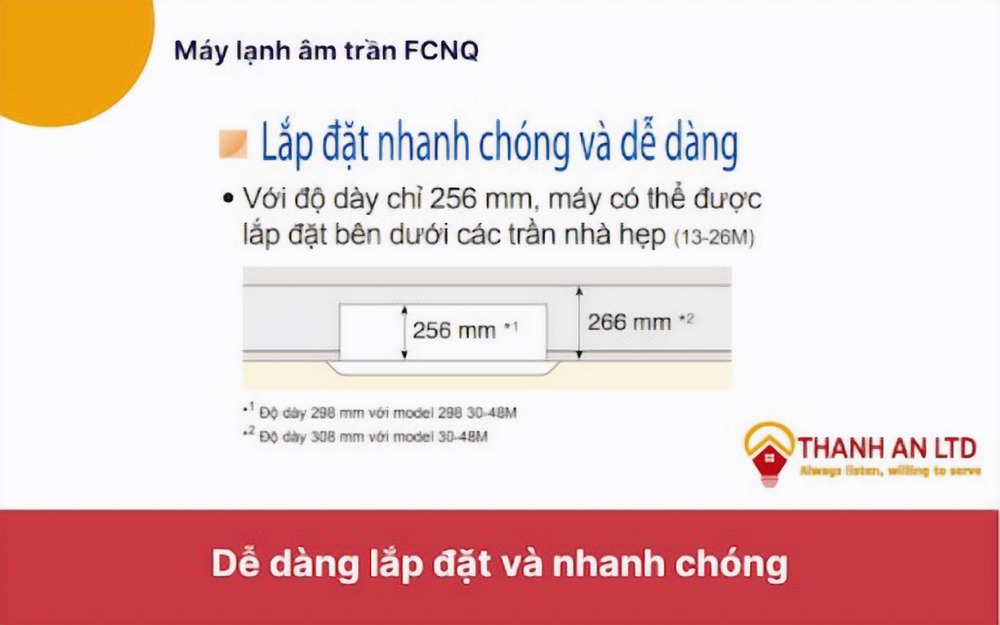 Máy Lạnh Âm Trần Daikin FCNQ42MV1/RNQ42MY1 (5.0 Hp, Gas R410A )