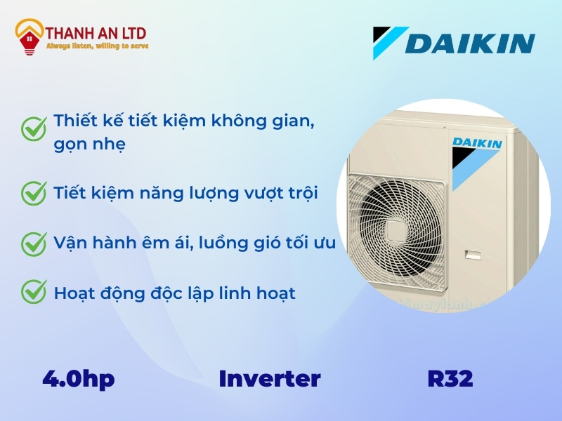 Những đặc điểm nổi bật của dàn nóng Multi Daikin 5MKM100RVMV