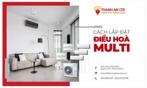 cách lắp đặt điều hòa multi