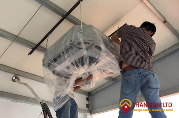 Cách lắp điều hòa âm trần dàn lạnh