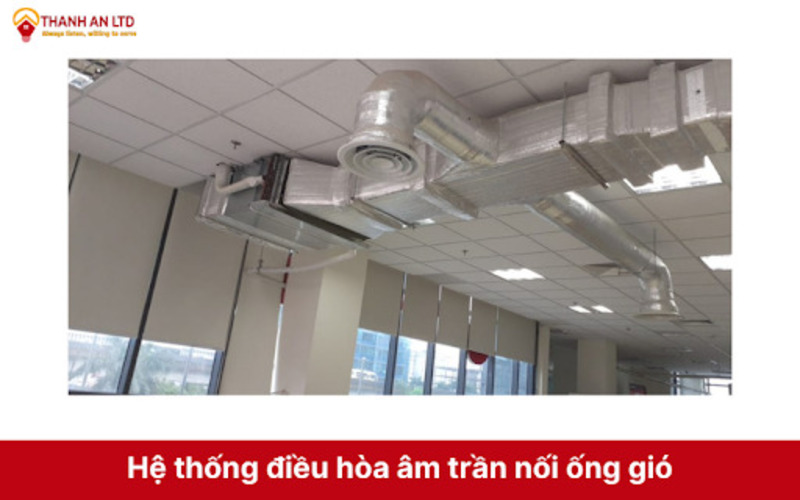 hệ thống điều hòa âm trần nối ống gió là gì điều hòa âm trần nối ống gió là gì