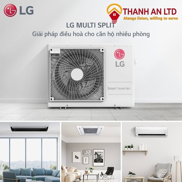 Thiết kế điều hòa Multi LG