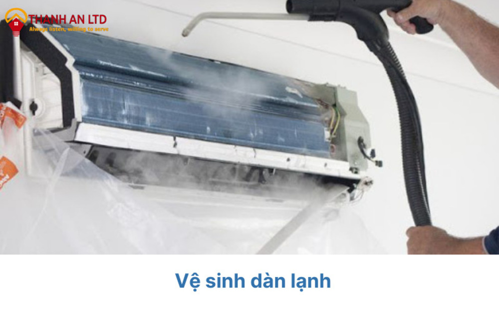 vệ sinh dàn lạnh máy lạnh