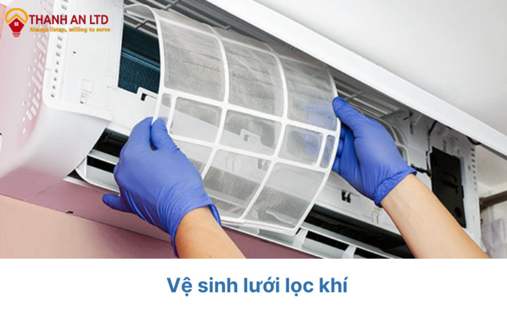 vệ sinh lưới lọc khí