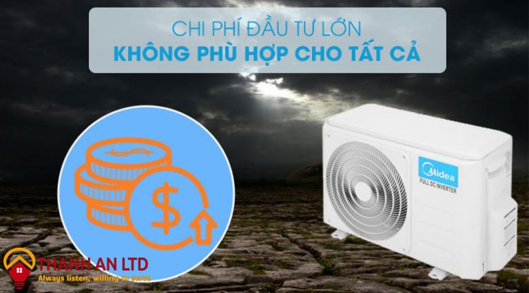 Chi phí đầu tư cao