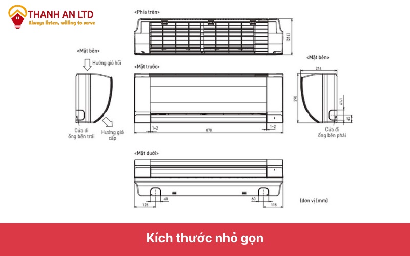 Dàn Lạnh Cs Mps18skh Thiết Kế Nhỏ Gọn