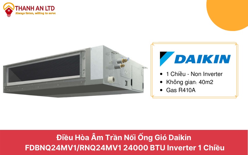 Điều Hòa Nối ống Gió Daikin Fdbnq24mv1v/rnq24mv1v Nhậ