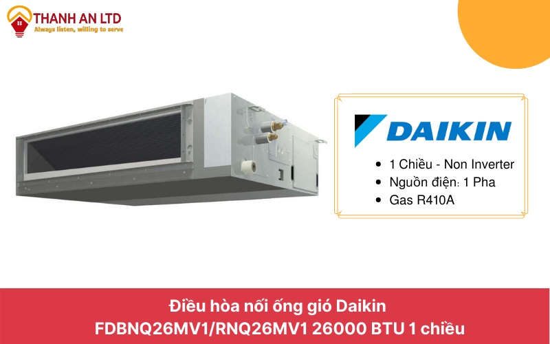 Điều Hòa Nối ống Gió Daikin Fdbnq26mv1/rnq26mv1 Nhập