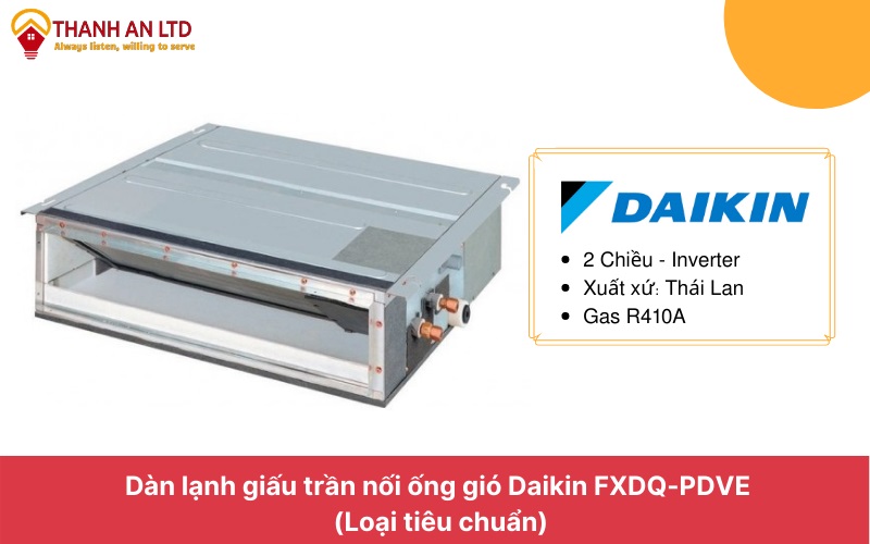 Dàn Lạnh Giấu Trần Nối ống Gió Daikin Fxdq63pdve