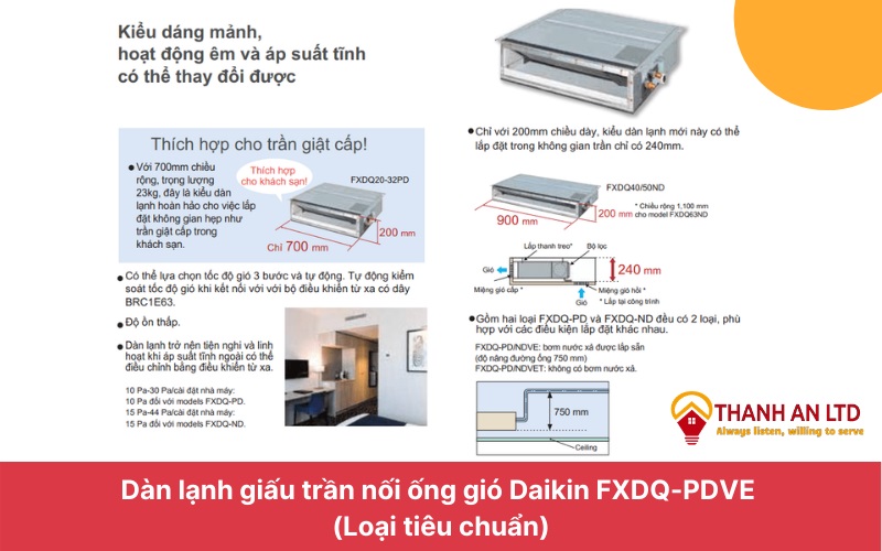 Điều Hòa FXDQ40PDVE Loại Tiêu Chuẩn