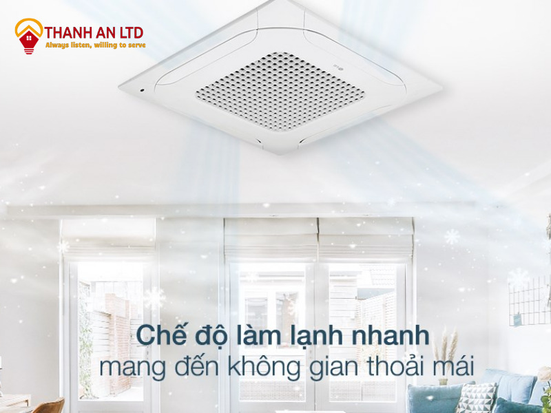 chế độ làm lạnh nhanh của máy lạnh LG