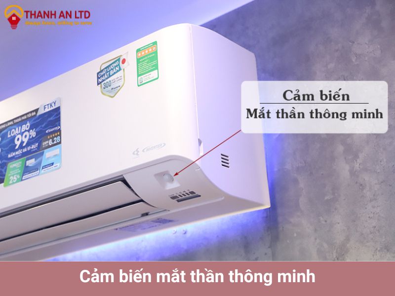 điều hòa treo tường Daikin có cảm biến mắt thần thông minh