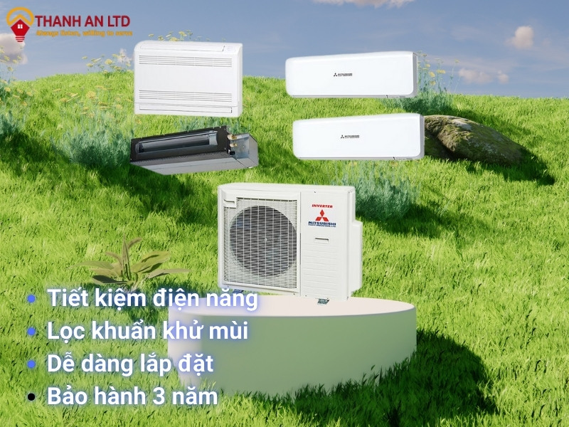 đặc điểm nổi bật máy lanh mitsubishi điện máy Thành An