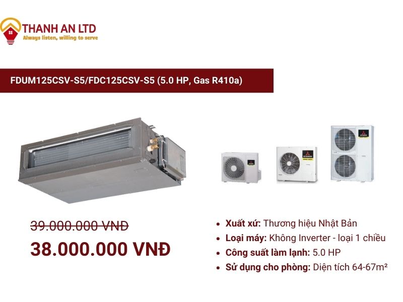 giá máy lạnh giấu trần multi misubishi heavy