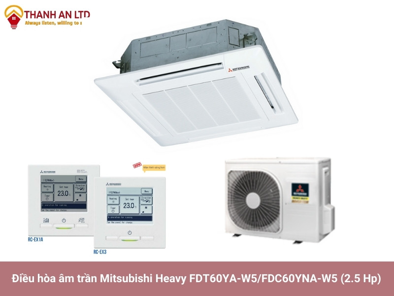 máy lạnh âm trần mitsubishi heavy chính hãng