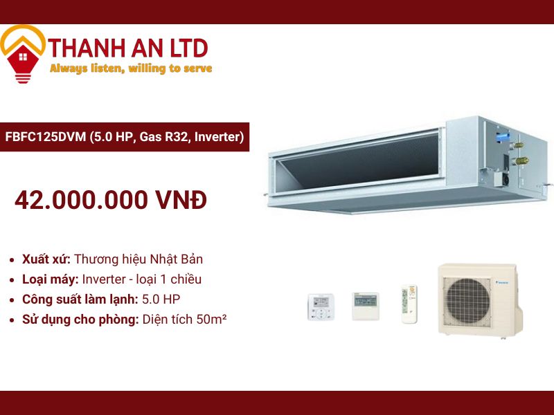 máy lạnh giấu trần nối ống gió daikin giá rẻ