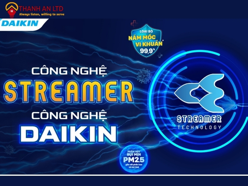 Công nghệ Streamer của Máy lạnh Daikin ATKF35XVMV, mang đến không khí trong lành và an toàn