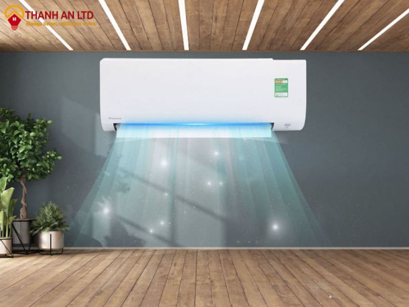 Hình ảnh của điều hòa Daikin 1 chiều lạnh FTF50XV1V/RF50XV1V thực tế