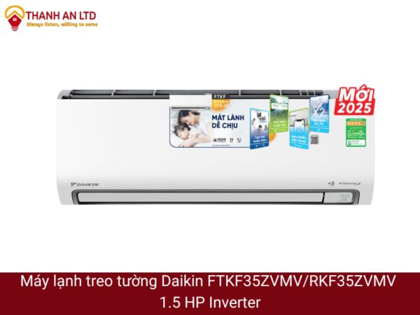 máy lạnh treo tường daikin ftk35zvmv/rkf35zvmv 1.5hp inverter