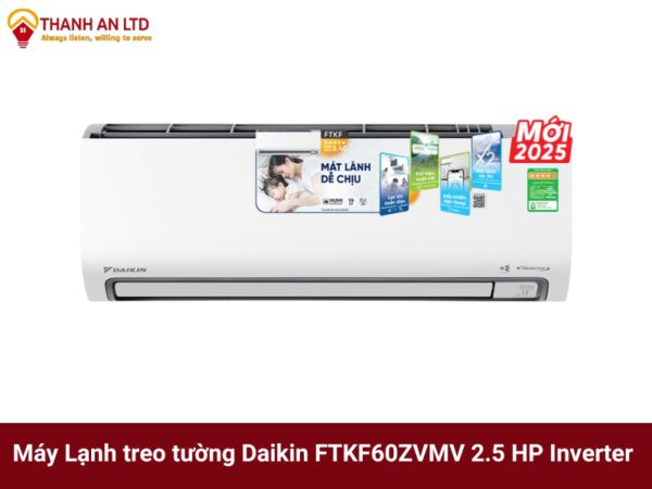 máy lạnh treo tường daikin 2.5hp FTKF60ZVMV/RKF60ZVMV inverter