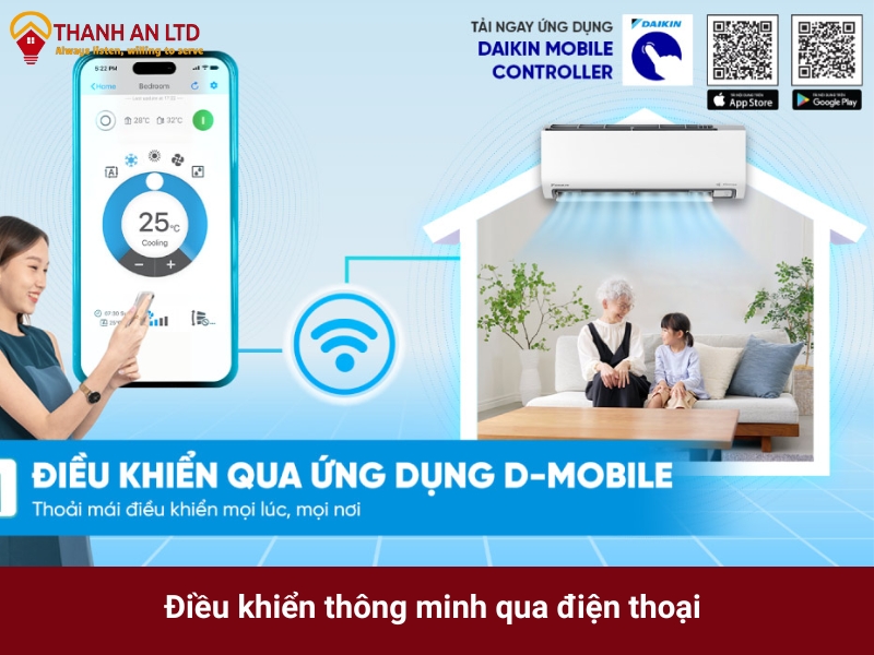 máy lạnh treo tường daikin 2.5hp FTKF60ZVMV/RKF60ZVMV inverter